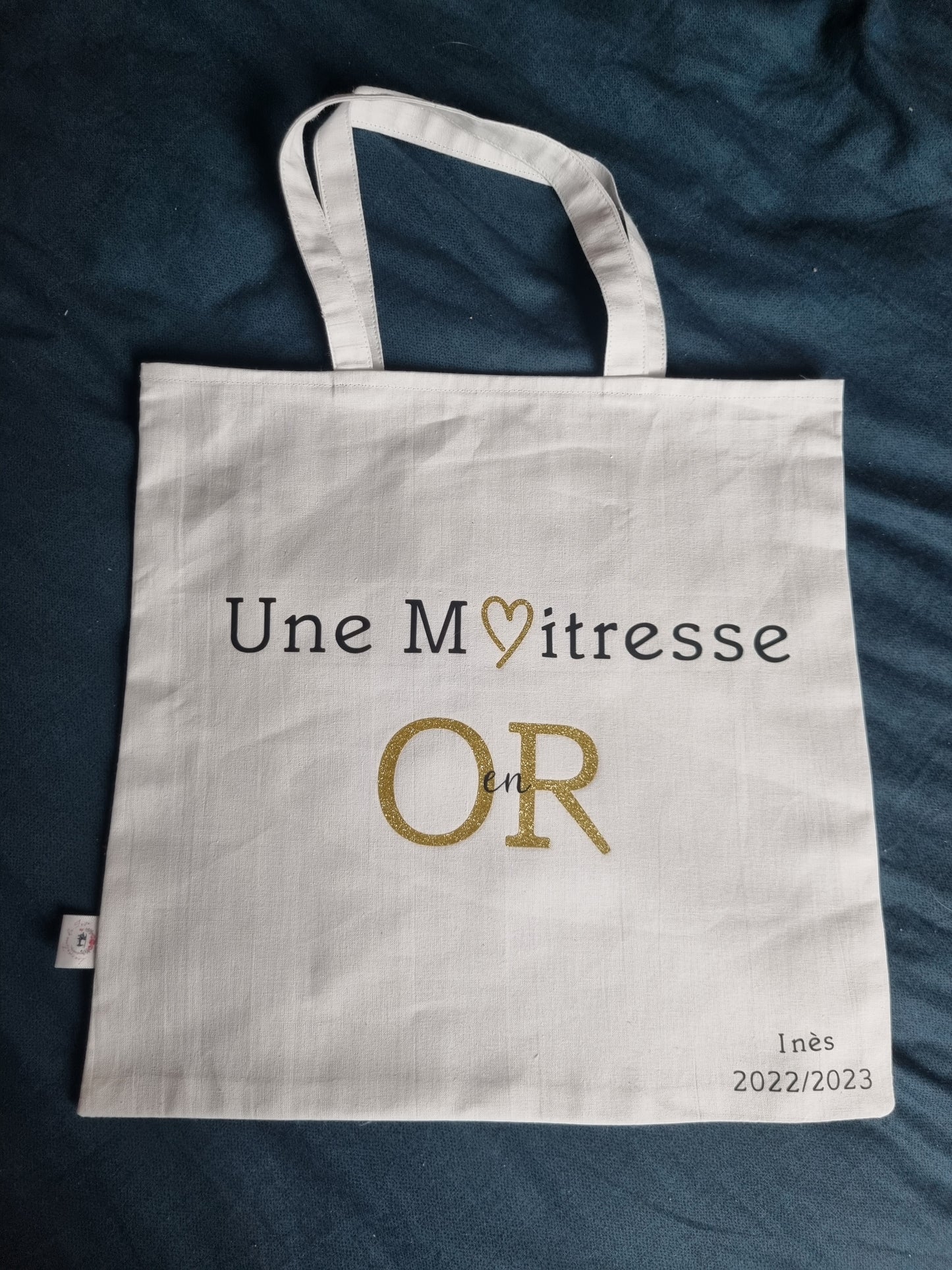 Tote bag Maitresse en OR